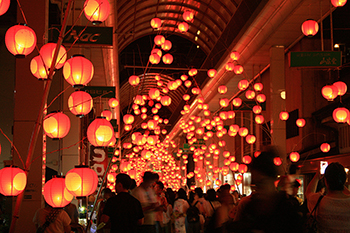 【作品名】山口のちょうちんまつり 撮影者:藤利 充宏 様 夢街道ルネサンス認定地区名:萩往還(山口県山口市中央)