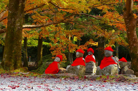 【作品名】大寧寺 撮影者：吉岡 岳志 様 【夢街道ルネサンス認定地区名】ながと大内湯けむり街道（山口県長門市深川湯本）