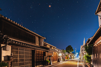 【作品名】夜の音 撮影者:小原 悠一郞 様 夢街道ルネサンス認定地区名:出雲街道津山城東むかし町(岡山県津山市西新町)