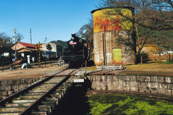 【作品名】まるで鉄道博物館!! 撮影者:井口 一郎 様 夢街道ルネサンス認定地区名:若桜清流通り(鳥取県八頭郡若桜町)